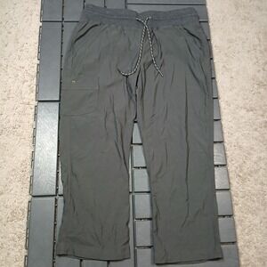 Columbia Pants Womens Large Grey Joggers Elastic Waist Outdoor Hiking PB91